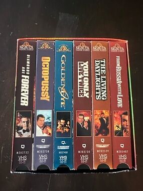 James Bond VHS Box Set - Multicolor